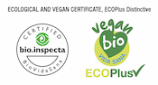 Ecological And Vegan Certificate EcoPlus Distintive